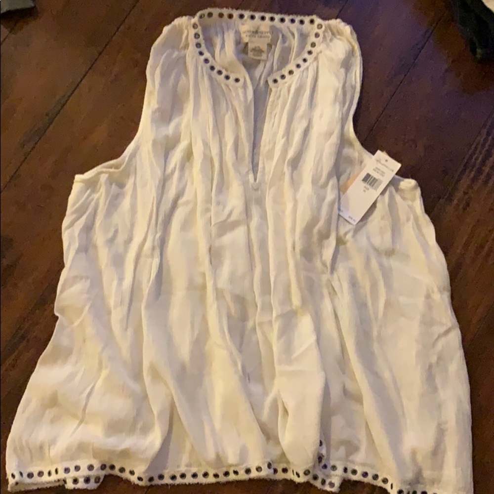 New w/ tag denim and supply top